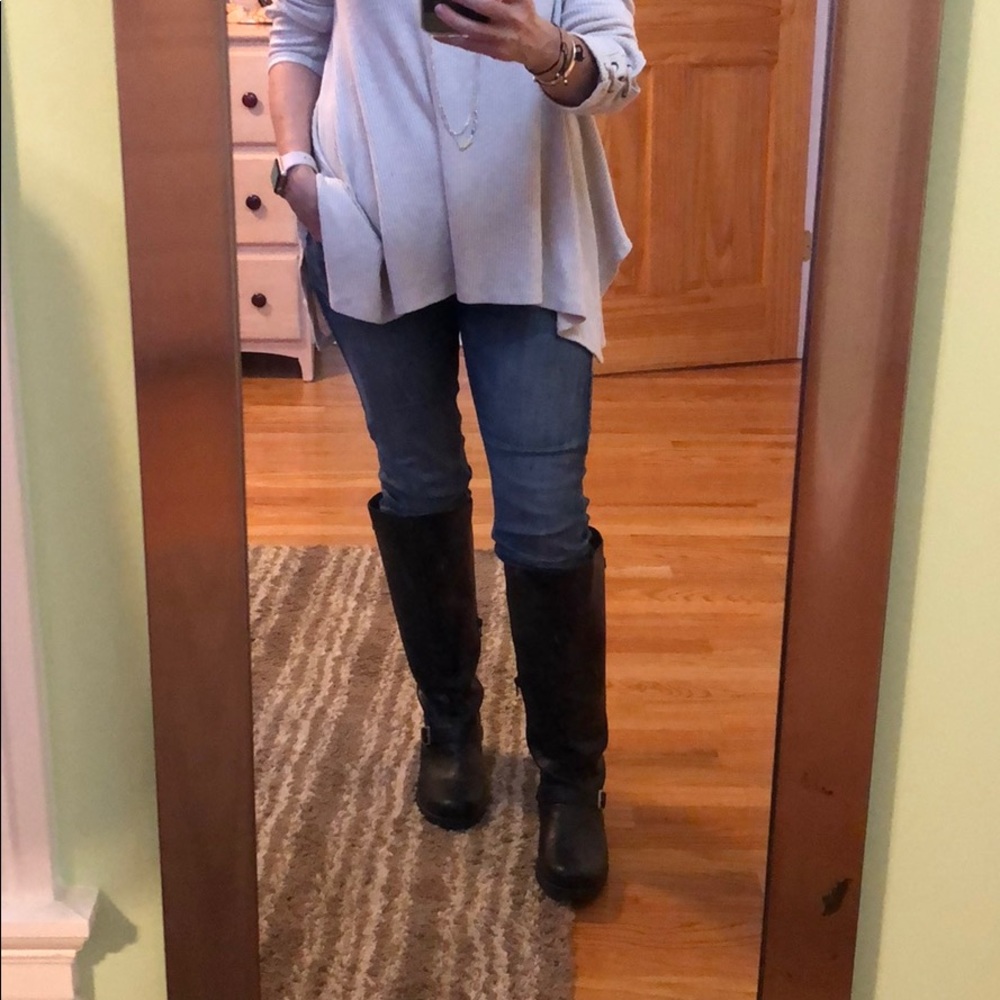 Mossimo Supply Co. black riding boots size 9